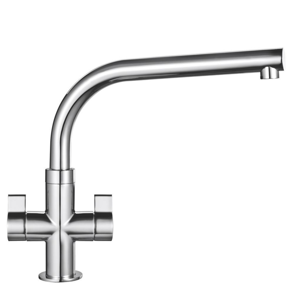 Image of Franke Sion Dual-Lever Mono Mixer Kitchen Tap Chrome 