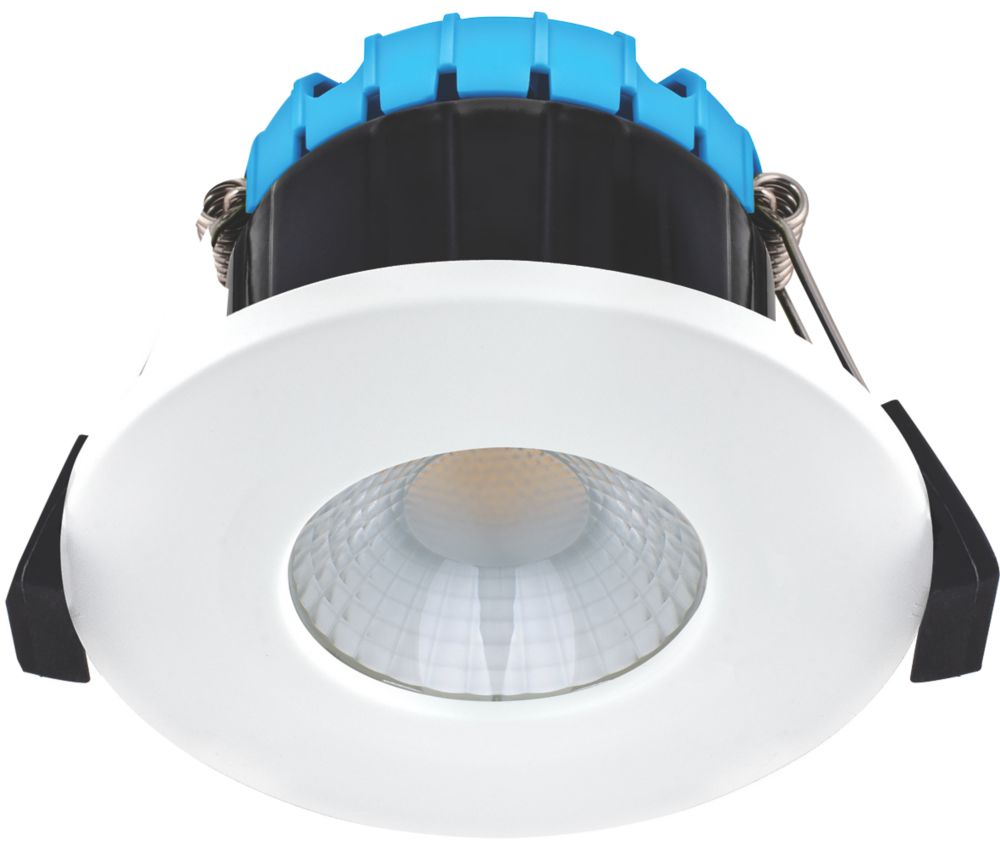 Image of Luceco FType Smart Fixed Cylindrical Fire Rated LED Smart Downlight White 6W 600lm 