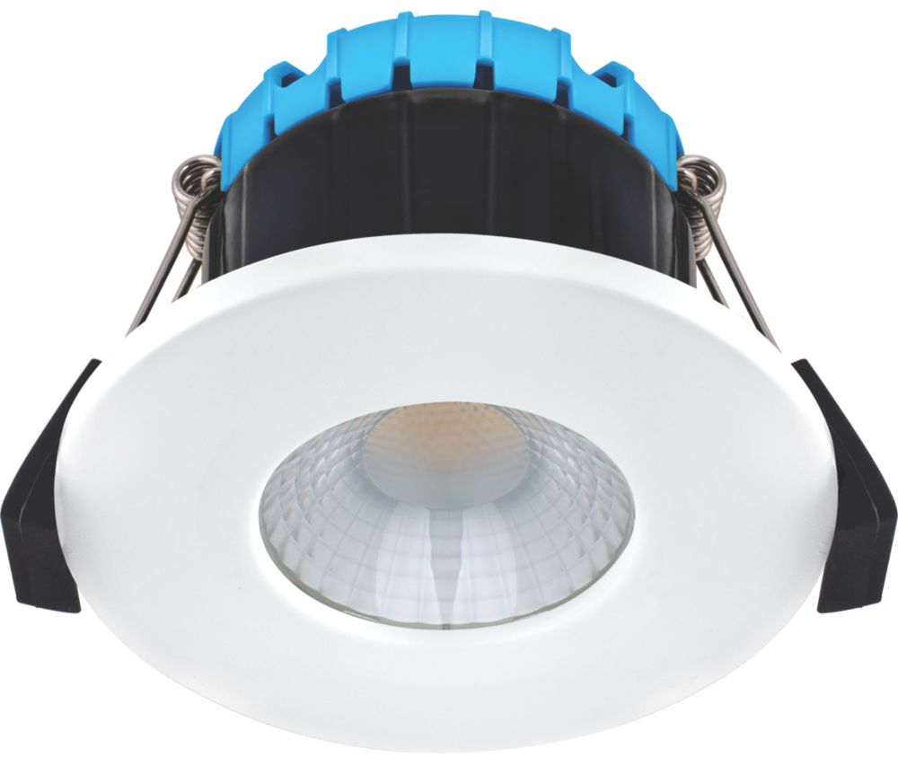 Image of Luceco FType Smart Fixed Cylindrical Fire Rated LED Smart Downlight White 6W 600lm 