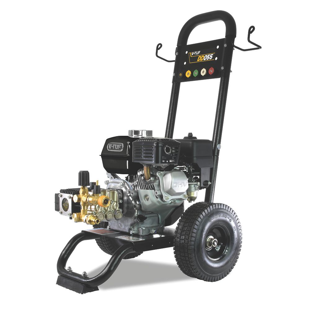Image of V-Tuf DD055 200bar Petrol Industrial Pressure Washer 163cc 5.5hp 