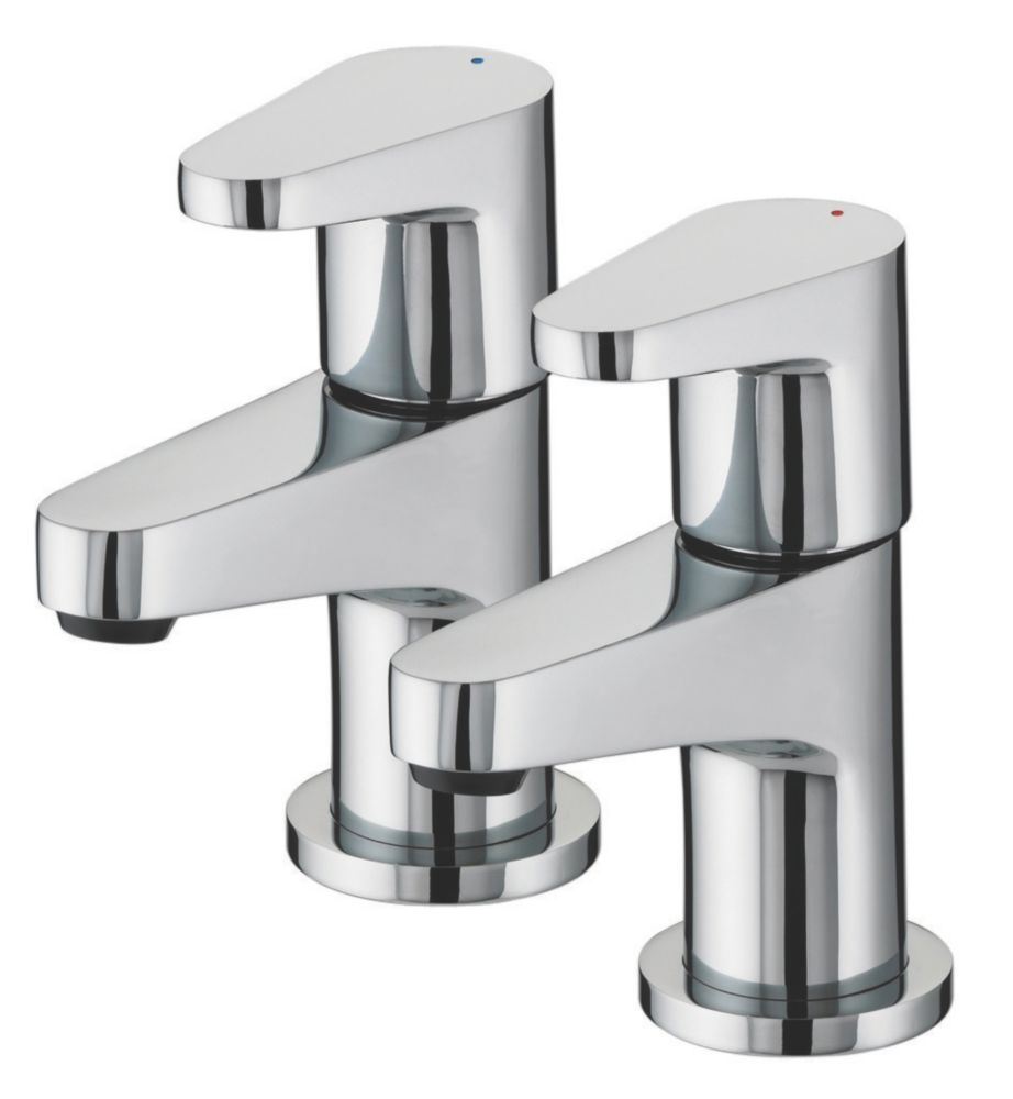 Image of Bristan Quest Bathroom Basin Taps Chrome 