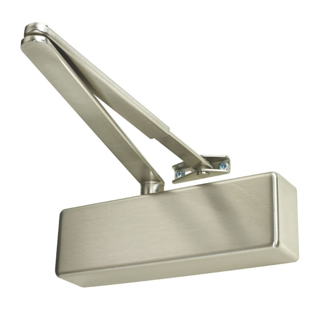 Image of Rutland TS.3204 Fire Rated Overhead Door Closer Satin Nickel 