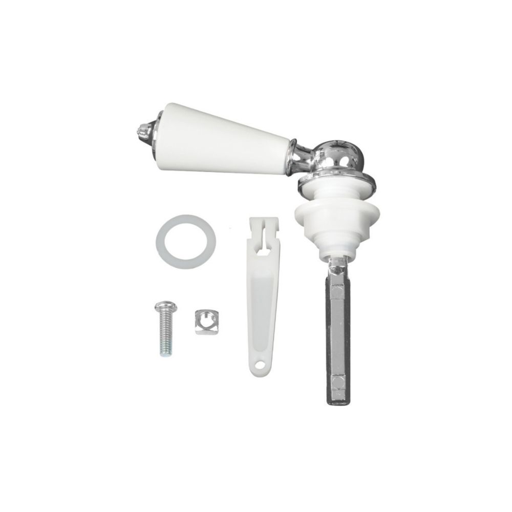 Image of Fluidmaster 22098 Dual-Flush Metal Lever White & Chrome 