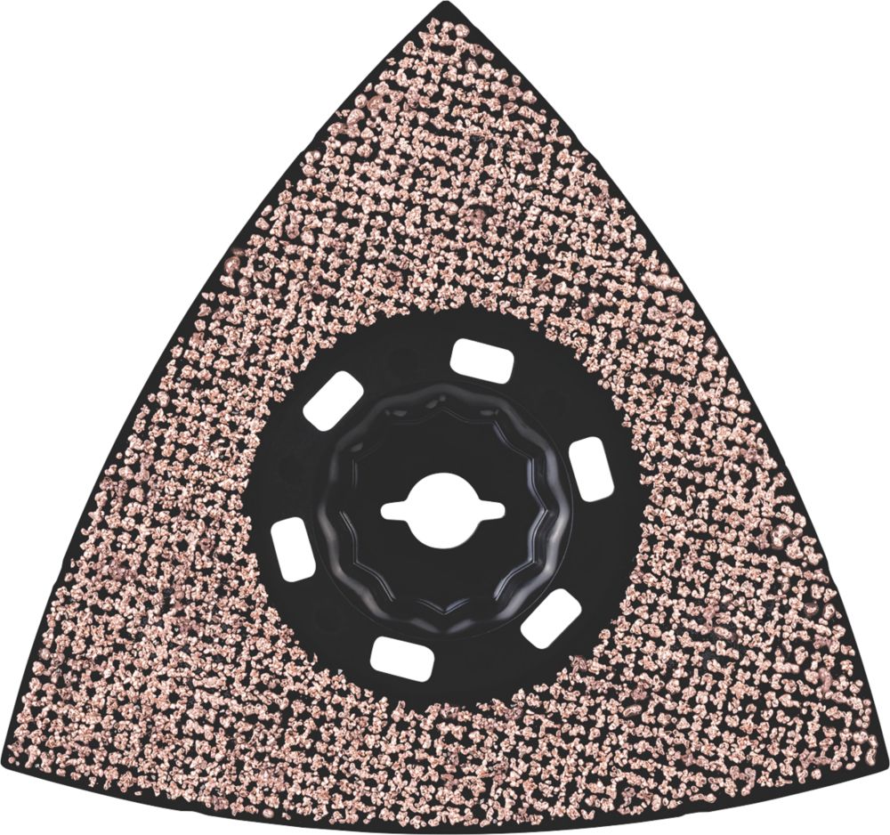 Image of Bosch Expert MAVZ 116 RT4 40 Carbide RIFF-Grit Paint on Wood, Hardwood, Mortar & Glue Sanding Plate 116mm 