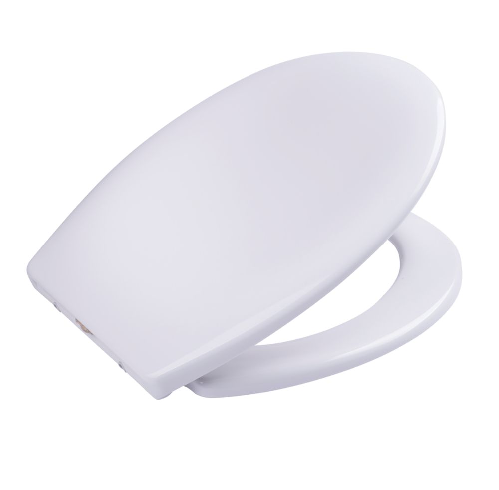 Image of Highlife Bathrooms Duror Soft-Close with Quick-Release Toilet Seat Thermoset Plastic White 