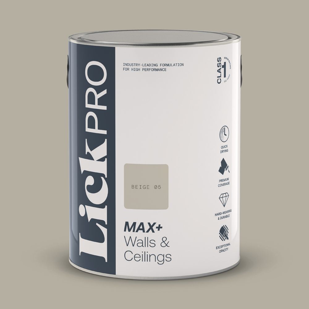 Image of LickPro Matt Beige 05 Emulsion Paint 5Ltr 
