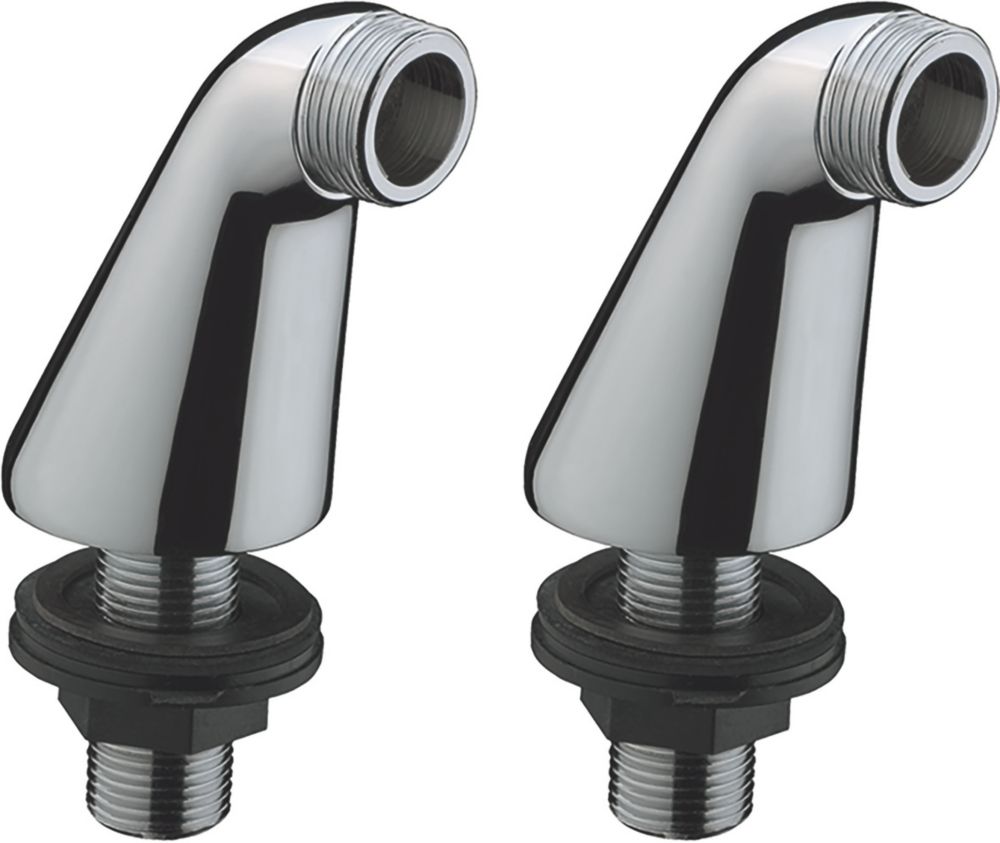 Image of Hansgrohe Universal Pillar Unions Chrome 