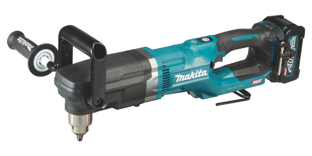 Image of Makita DA001GD201 40V 2 x 2.5Ah Lithium XGT Brushless Cordless Angle Drill 
