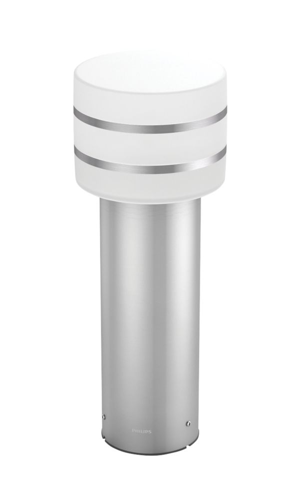 Image of Philips Hue Tuar Outdoor LED Pedestal Light Inox 9W 806lm 