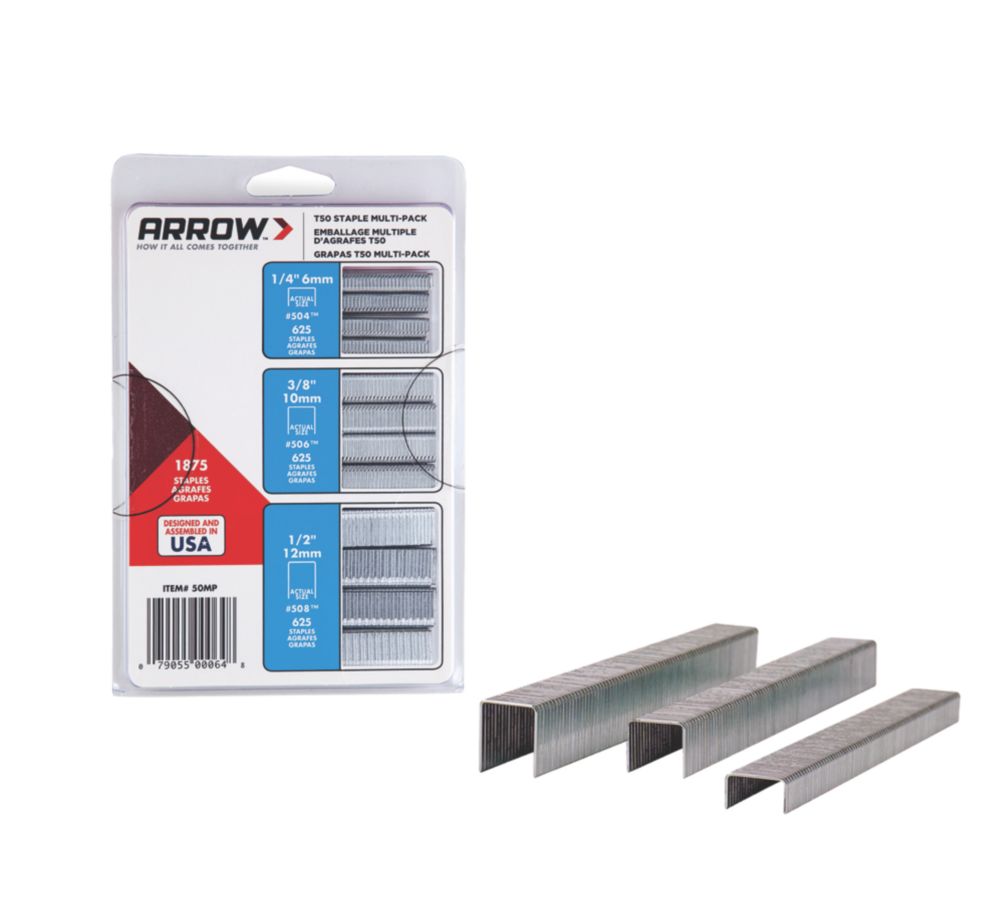 Image of Arrow T50 Staples Galvanised 1875 Pcs 