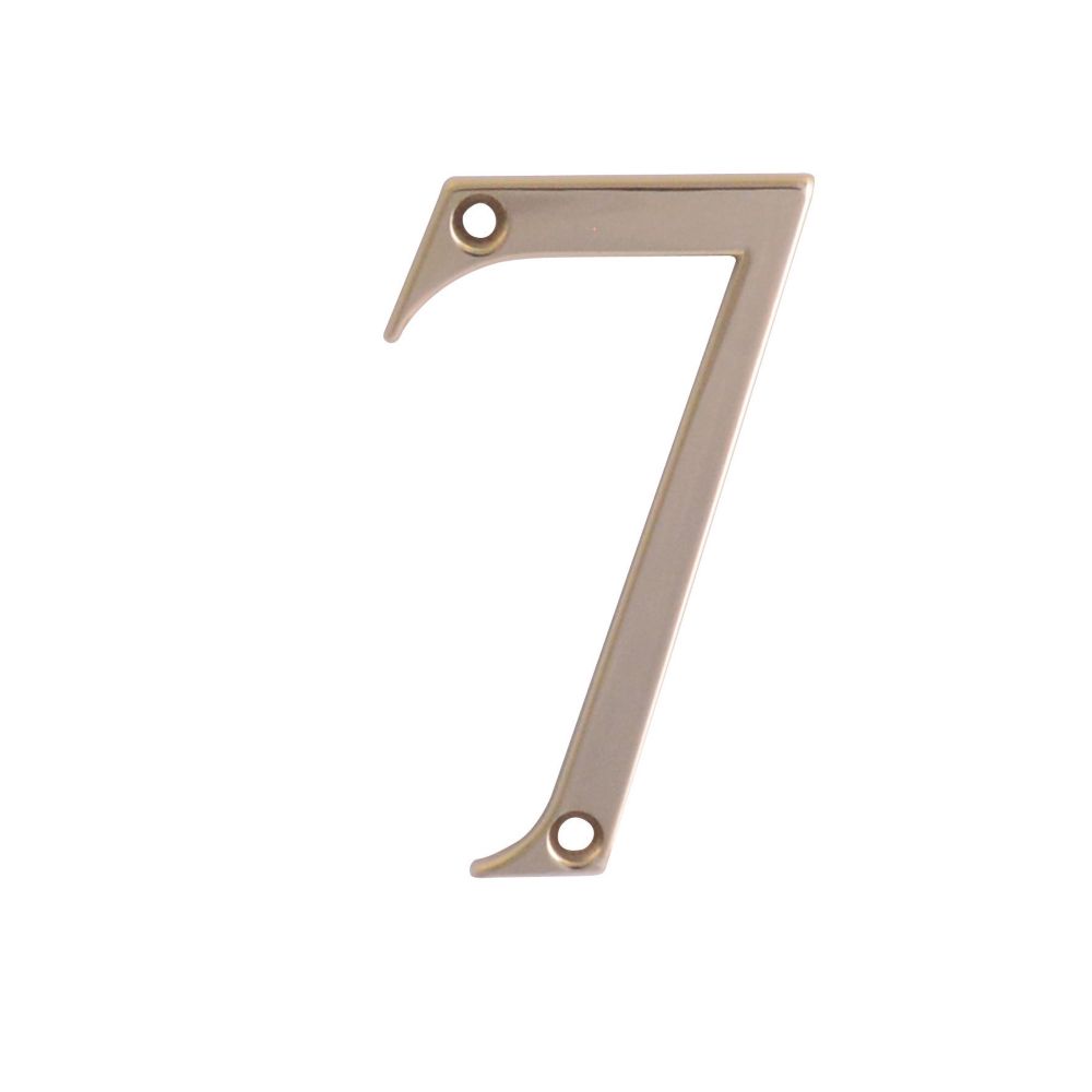 Image of Fab & Fix Door Numeral 7 Gold 80mm 