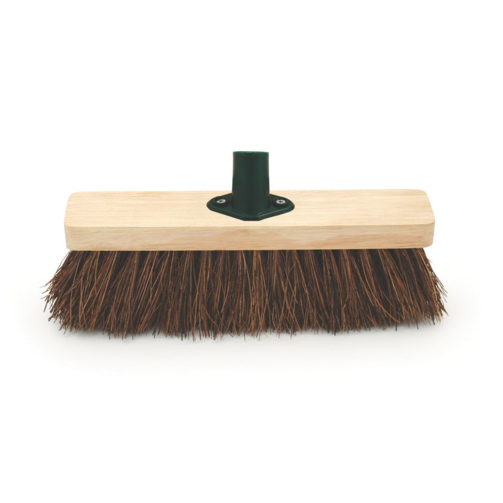 Image of Stiff Broom Head & Bracket 11 1/2" 