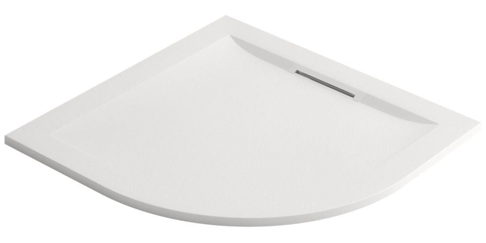 Image of Mira Flight Level Safe Quadrant Shower Tray White 900mm x 900mm x 25mm 