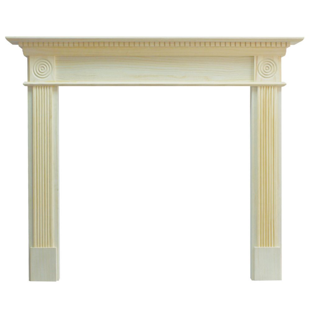 Image of Focal Point Woodthorpe Fire Surround Pine Veneer 1375mm x 1126mm 