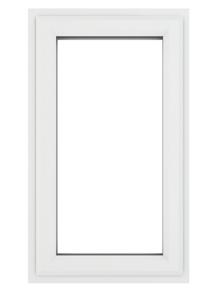 Image of Crystal Right-Hand Opening Clear Triple-Glazed Casement White uPVC Window 610mm x 1115mm 