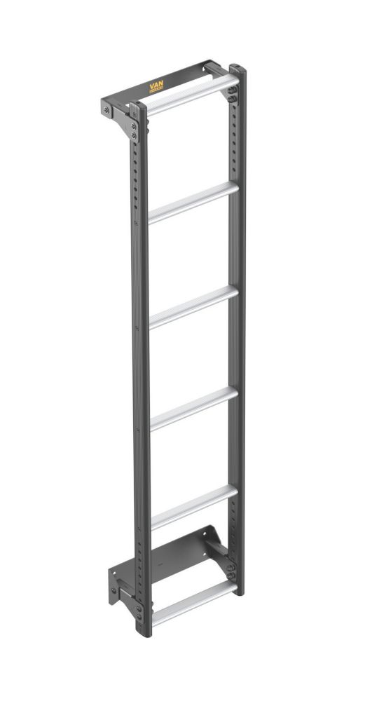 Image of Van Guard VGL6-07 Renault Master 2010 on 6-Treads ULTI Ladder Rear Door Ladder for H1 1560mm 