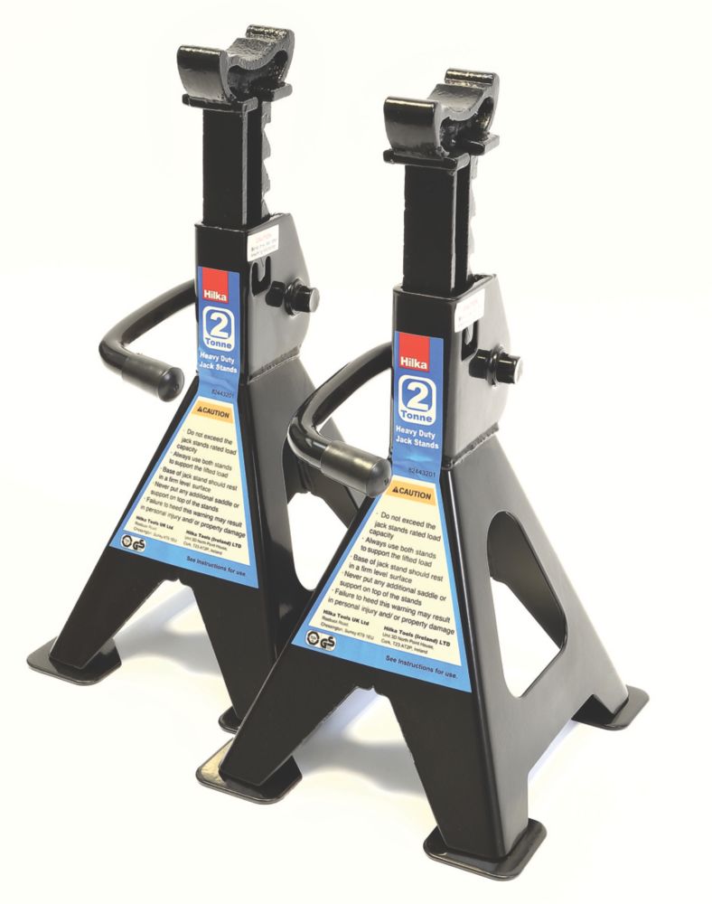 Image of Hilka Pro-Craft 2 Tonne Ratchet Axle Stands 