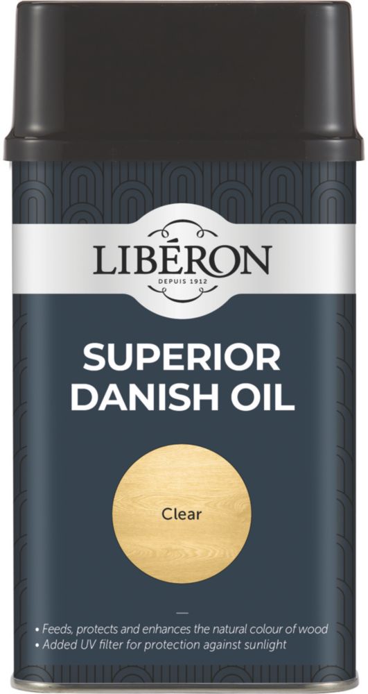 Image of Liberon Superior Danish Oil Clear 500ml 