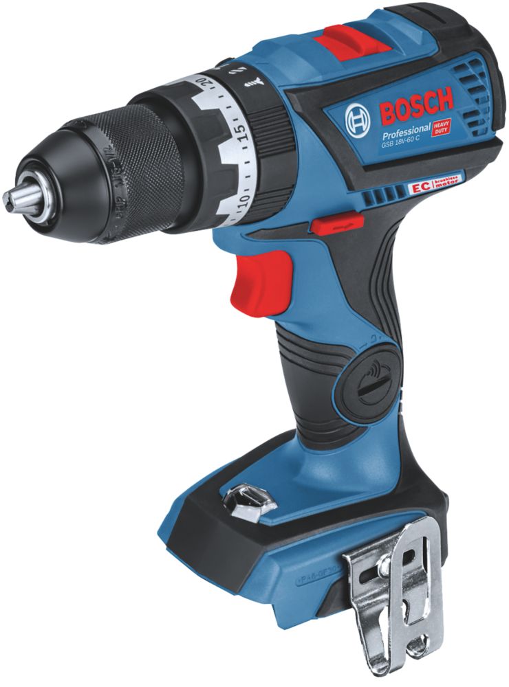 Image of Bosch GSB18V-60 18V Li-Ion Coolpack Brushless Cordless Combi Drill - Bare 