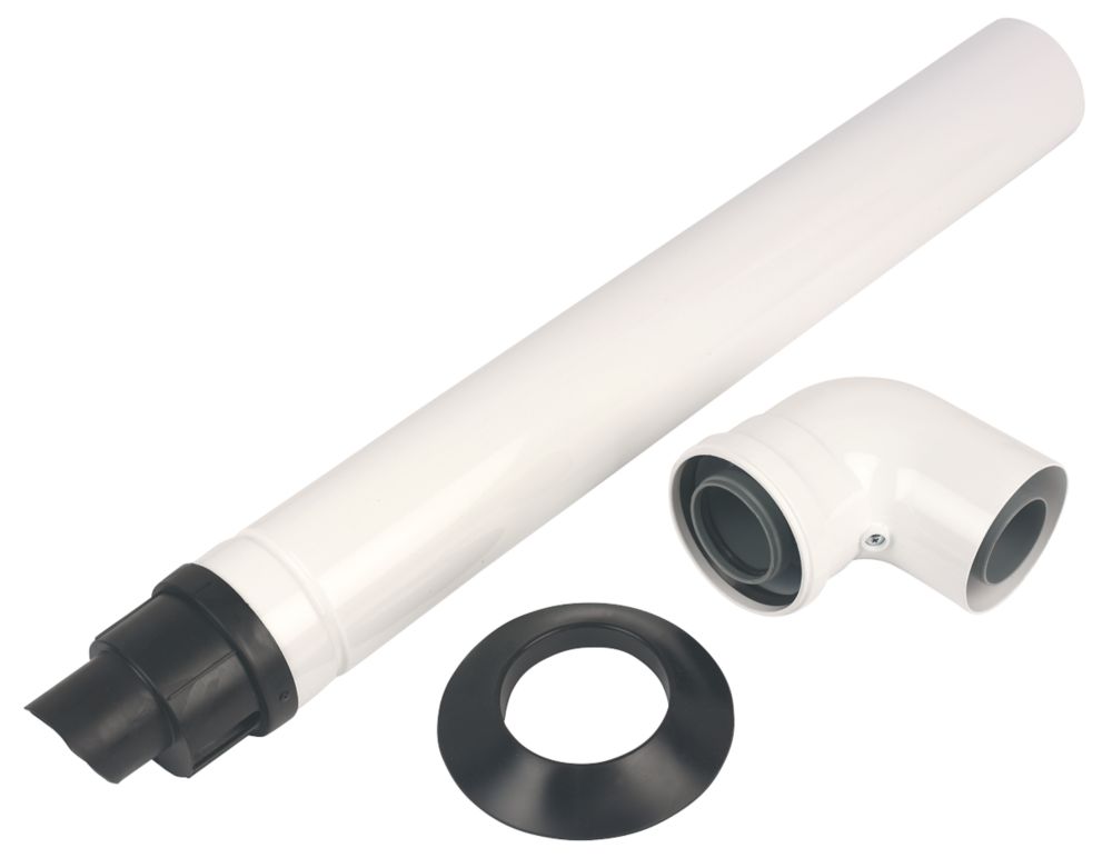 Image of Baxi 5118489 Main Standard Flue Kit with Bend - Pre-Aug2015 Boilers 