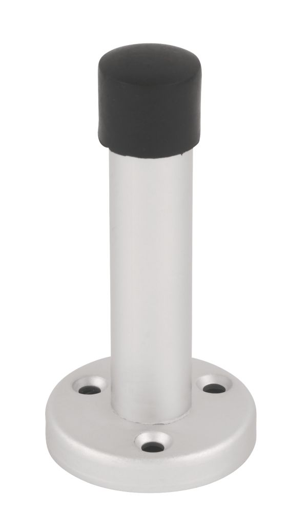 Image of Cylinder Projection Door Stops 41 x 68mm Satin 5 Pack 