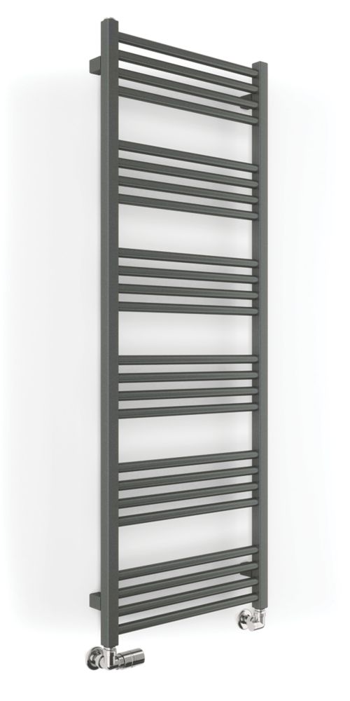 Image of Terma Fiona Towel Rail 1380mm x 500mm Sparkling Grey 2002BTU 