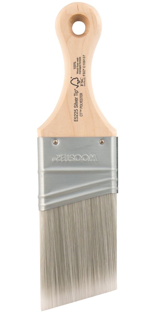 Image of Wooster Silver Tip Short-Handled Cutting-In Paintbrush 2" 