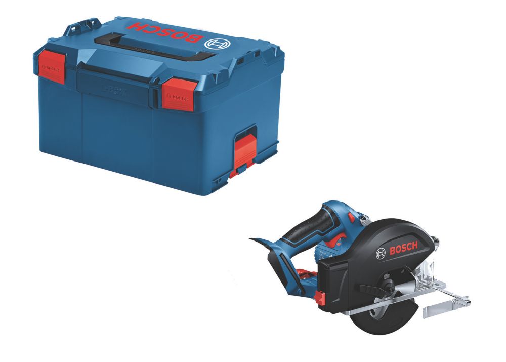 Image of Bosch GKM 18V-50 136mm 18V Li-Ion Coolpack Cordless Metal Circular Saw in L-Boxx - Bare 