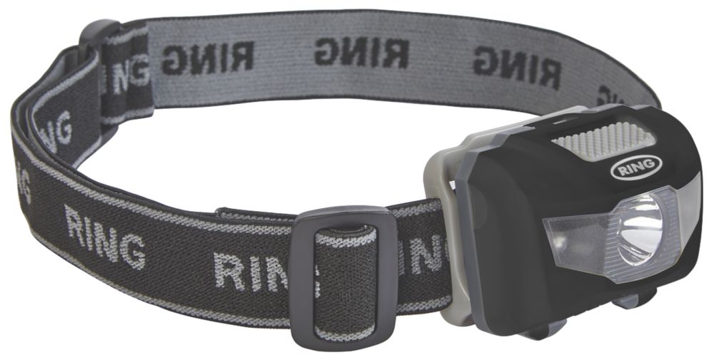 Image of Ring LED High Performance Head Torch Black & Grey 87lm 