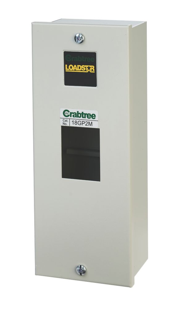 Image of Crabtree 18GP2M IP20 2-Module Unpopulated DIN Enclosure 