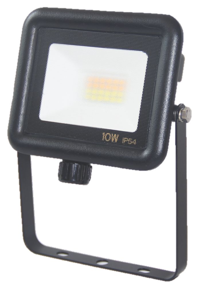 Image of Brackenheath Indoor & Outdoor LED Floodlight Black 10W 900lm 