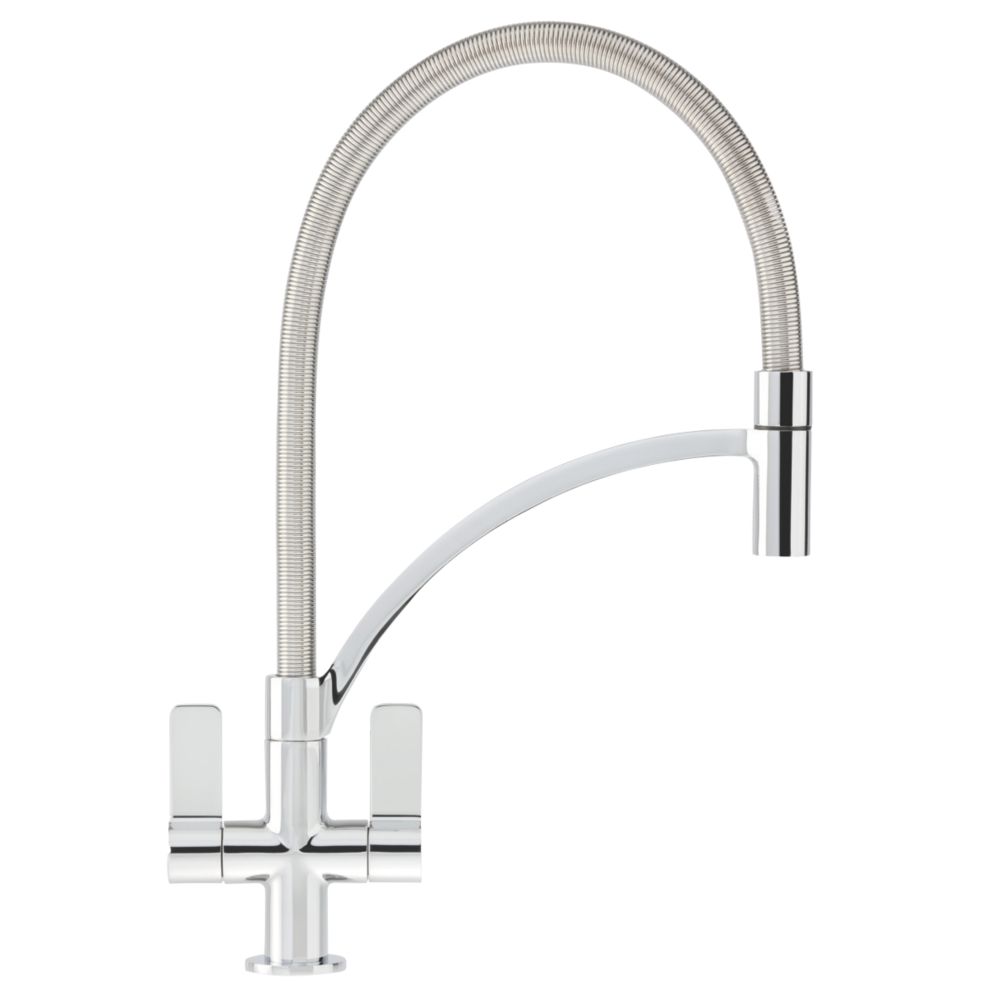 Image of Franke Wave 115.0277.034 Pull-Out Mono Mixer Kitchen Tap Chrome 