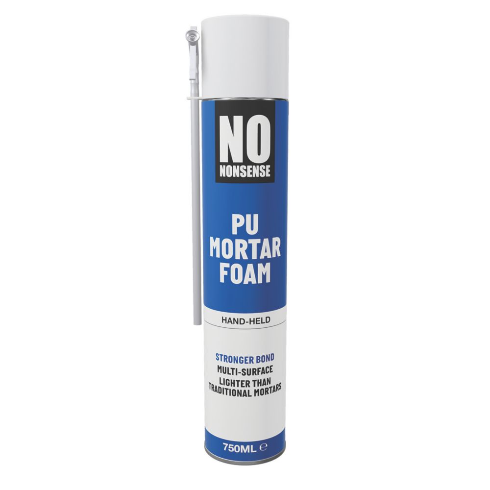 Image of No Nonsense Polyurethane Mortar Foam Hand Held Yellow 750ml 