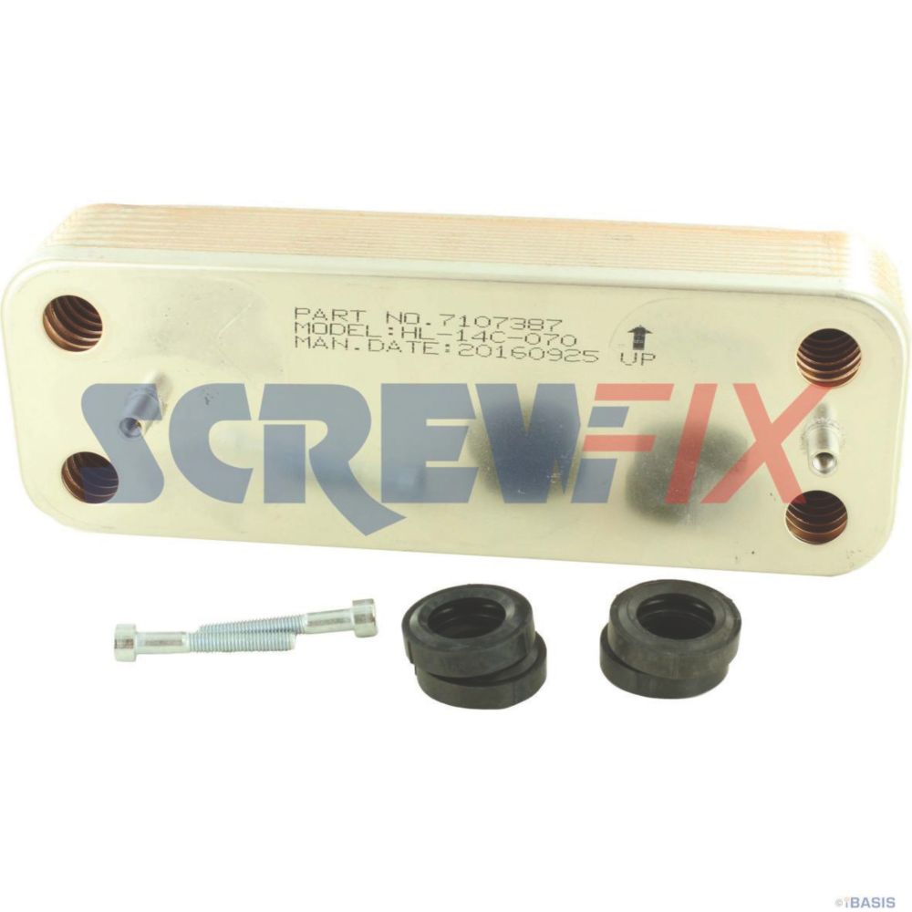 Image of Baxi 720852601 PLATE HEAT EX KIT 20 Pack 