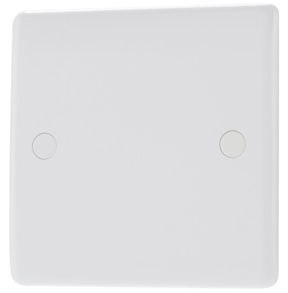 Image of British General 1-Gang Blanking Plate White 