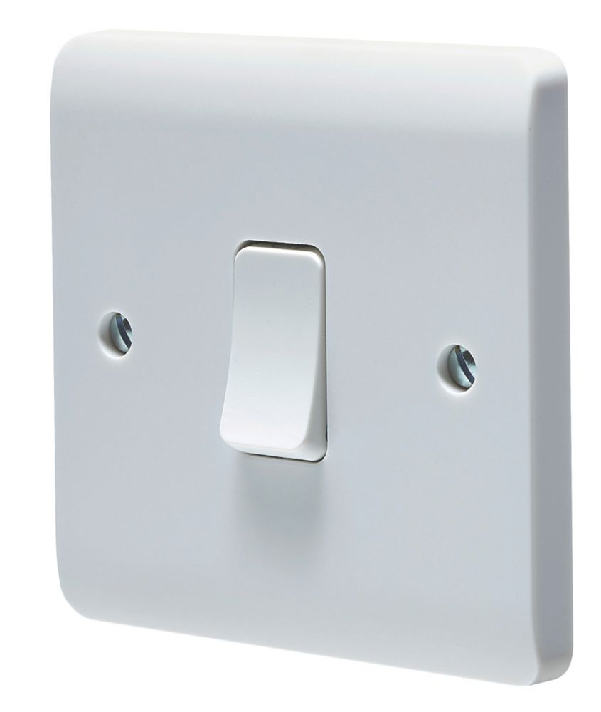 Image of Crabtree Instinct 20A 1-Gang DP Control Switch White 