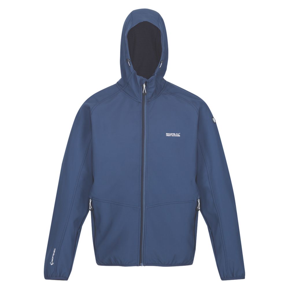 Image of Regatta Arec III Soft Shell Jacket Admiral Blue Medium 39 1/2" Chest 