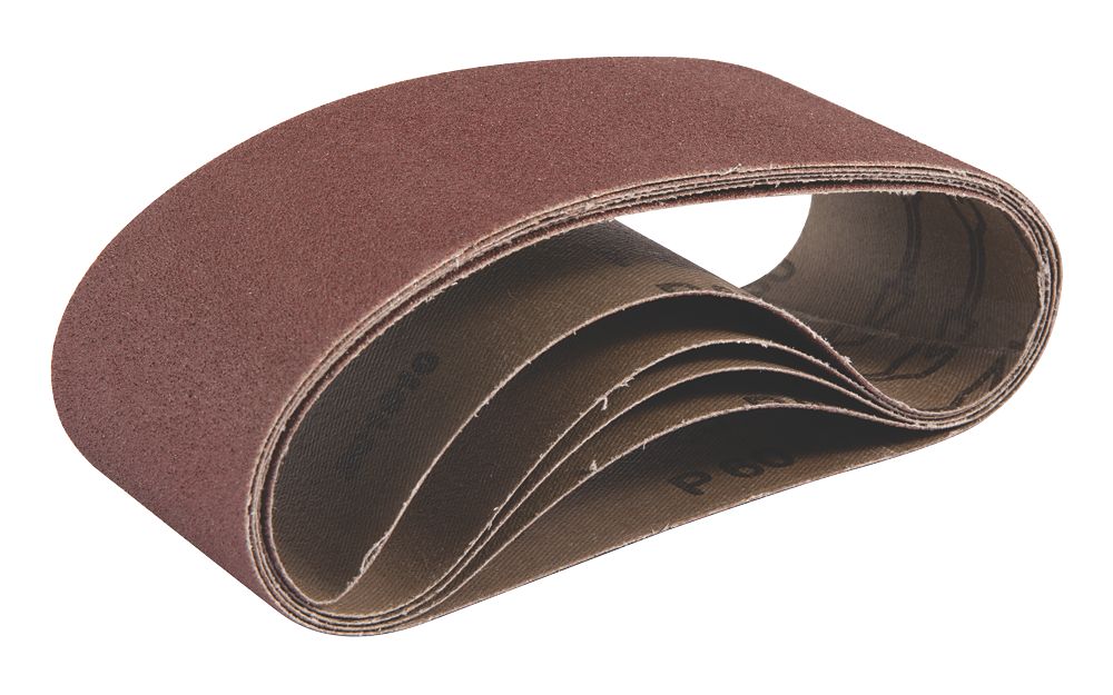 Image of Titan Sanding Belt Unpunched 457mm x 76mm 60 Grit 5 Pack 