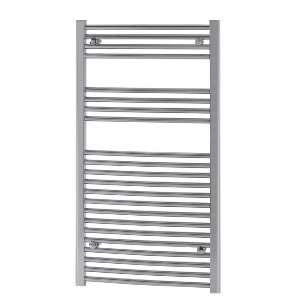 Image of Flomasta Curved Towel Radiator 1200mm x 600mm Chrome 1443BTU 