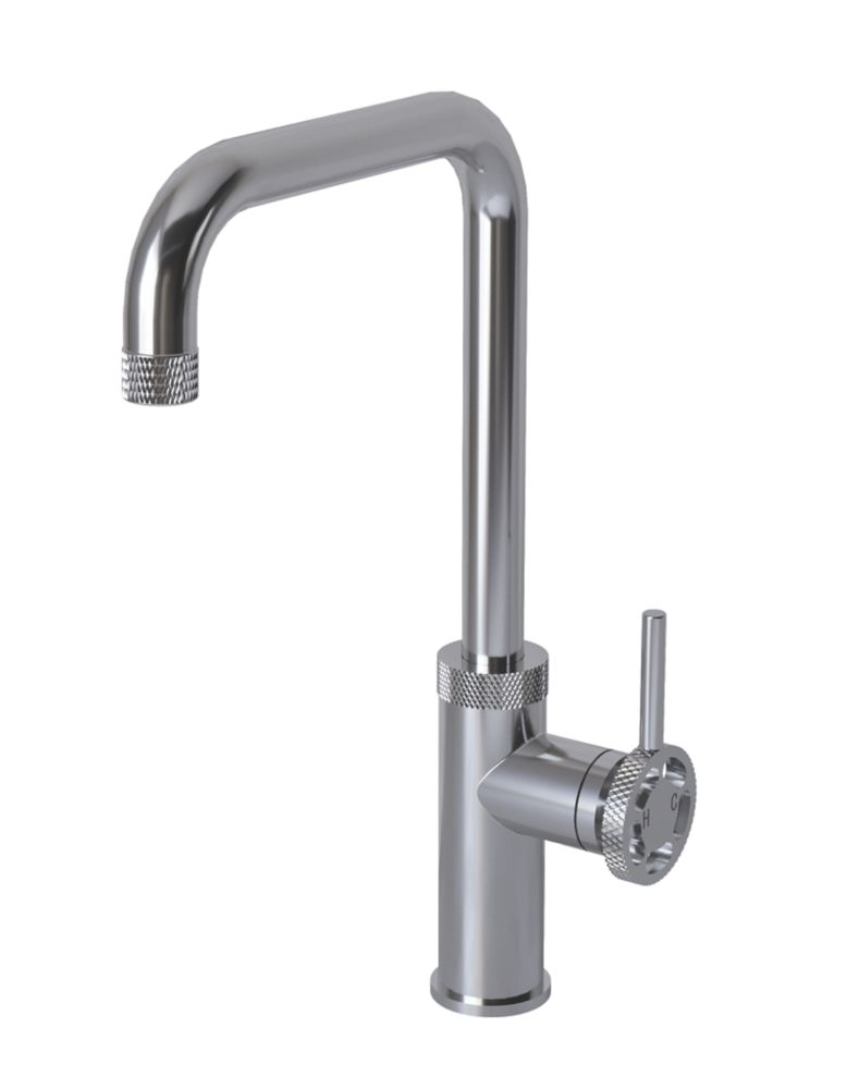 Image of ETAL Caprise Industrial Style Kitchen Mixer Tap Polished Chrome 