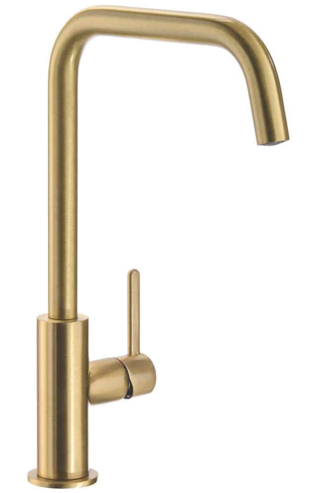 Image of Abode Althia Kitchen Mixer Tap Brushed Brass 