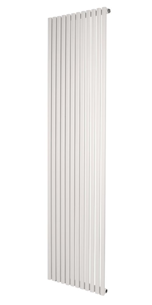 Image of Towelrads Oxfordshire Vertical Designer Radiator 1800mm x 465mm White 3057BTU 