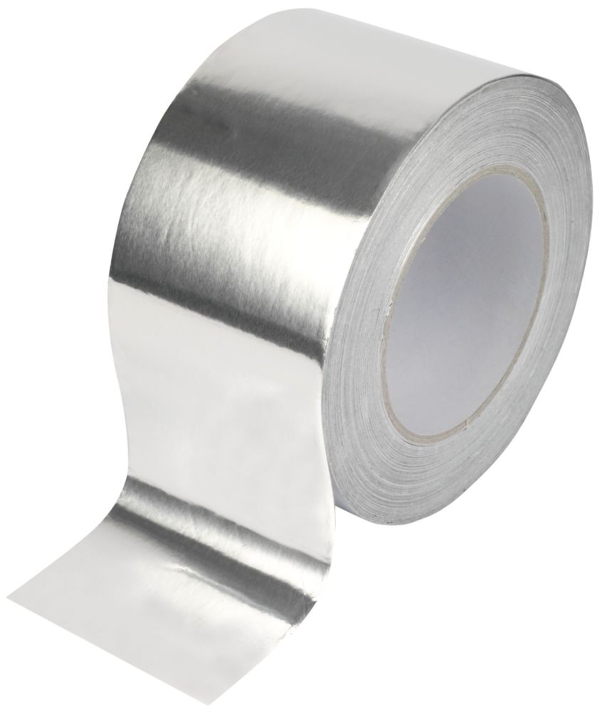 Image of Diall Aluminium Foil Tape Silver 45m x 75mm 