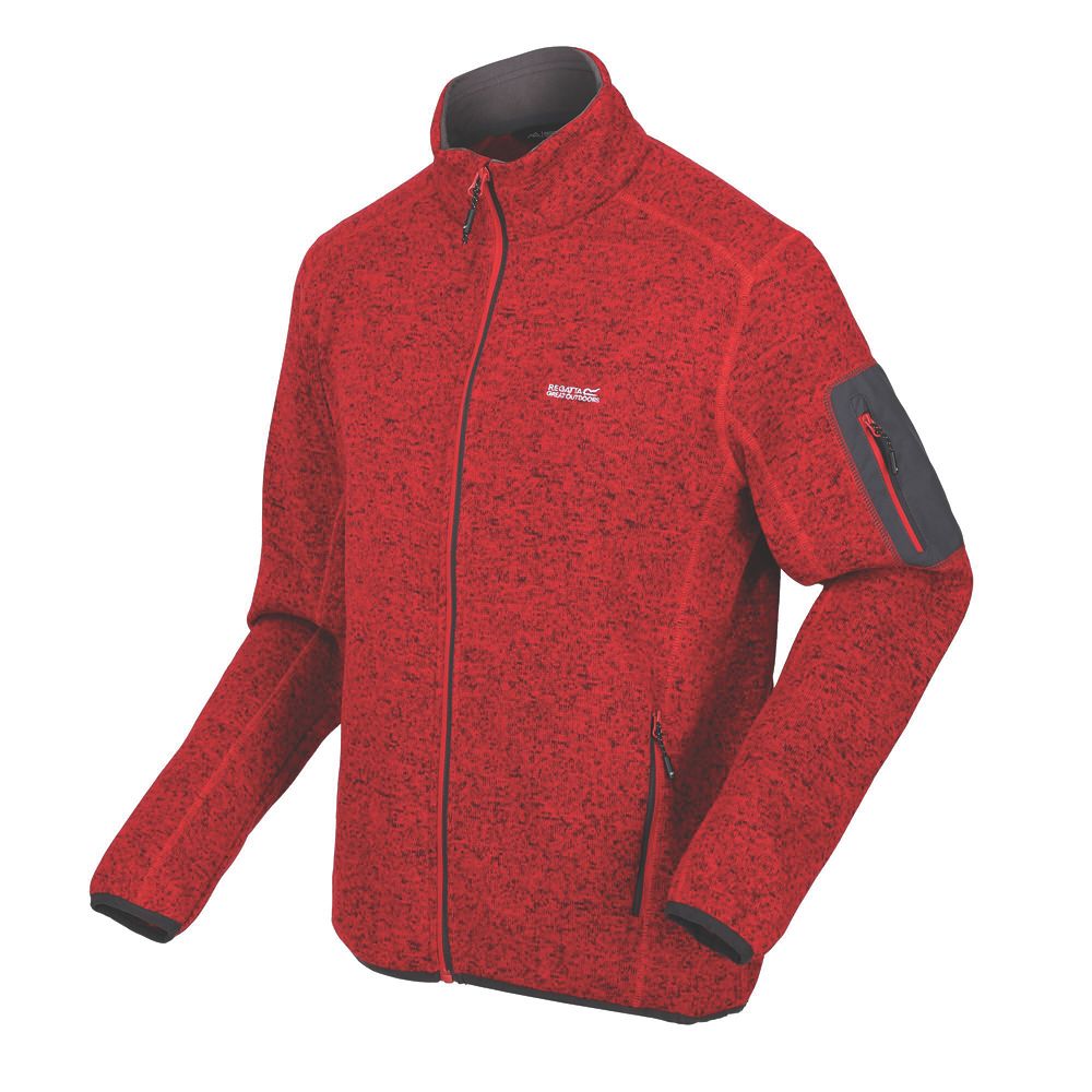 Image of Regatta Newhill Fleece Danger Red X Large 43.5" Chest 