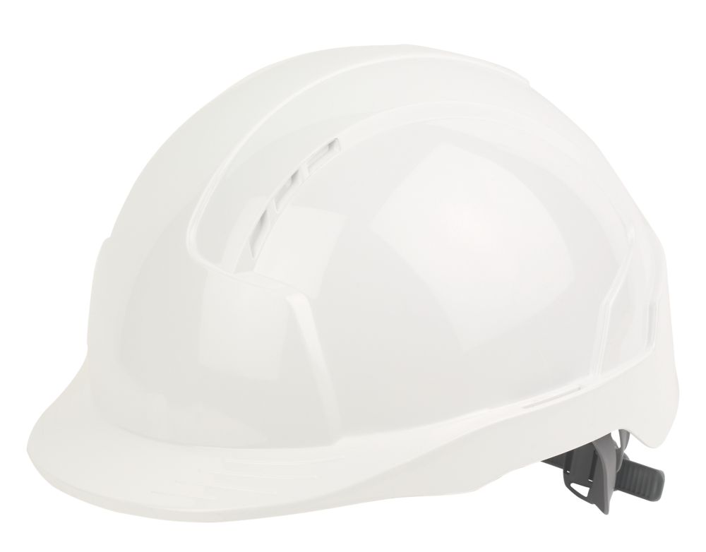 Image of JSP EVOLite Vented Safety Helmet White 