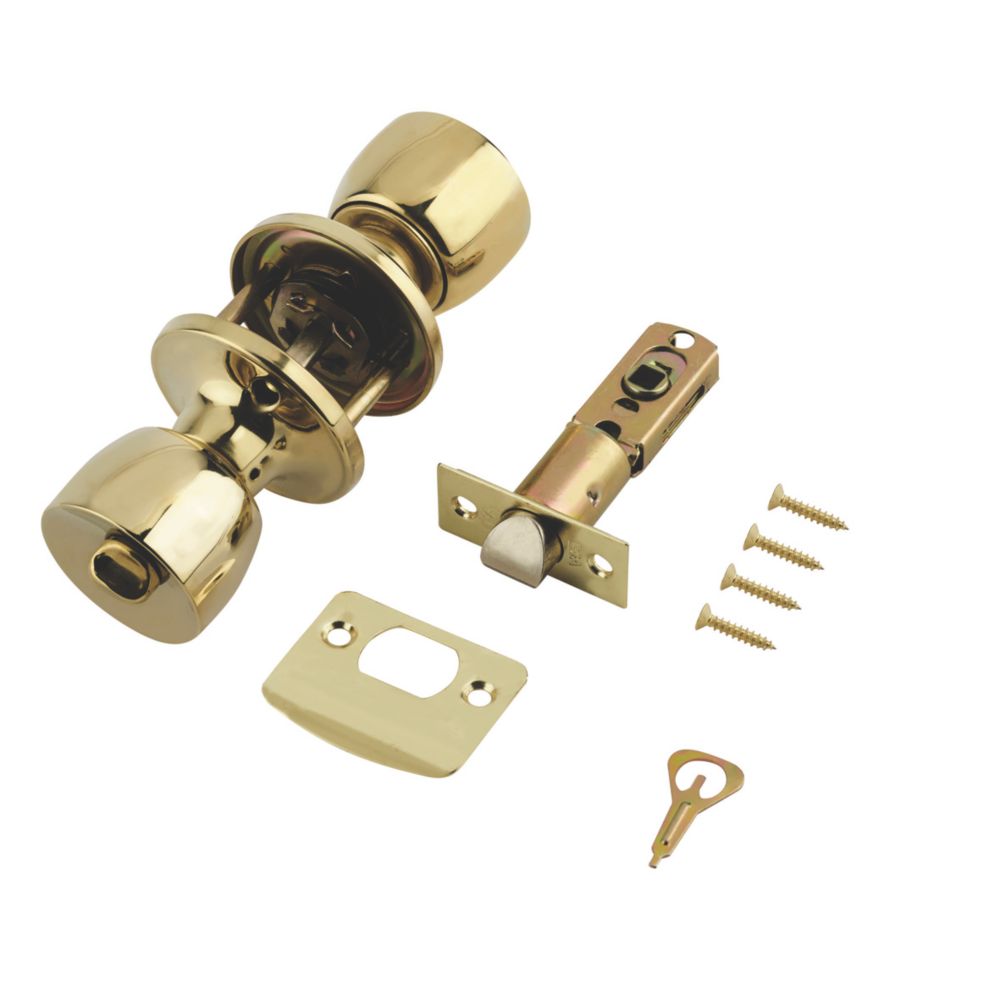 Image of ERA Lever Type A Door Handle Pack Polished Brass 67mm 