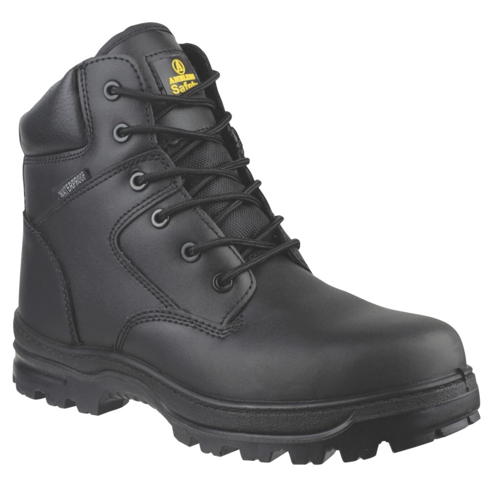Image of Amblers FS006C Metal Free Safety Boots Black Size 9 