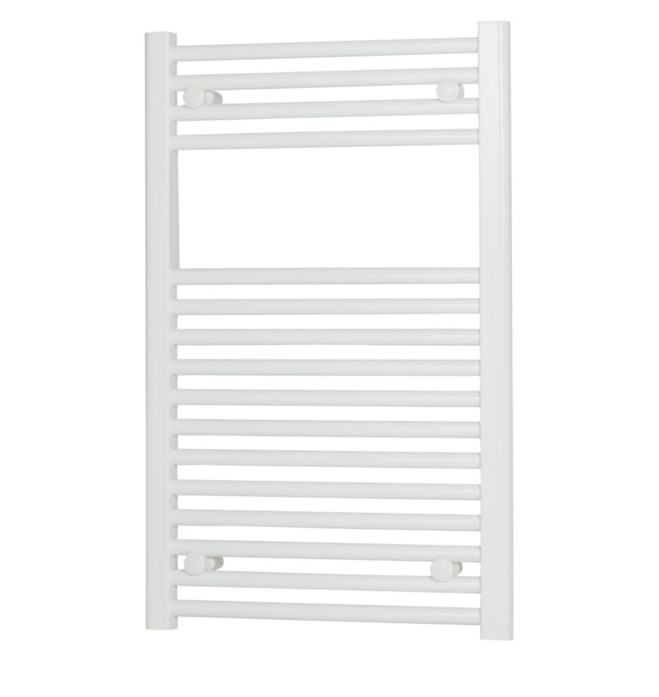 Image of Flomasta Curved Towel Radiator 800mm x 500mm White 1293BTU 
