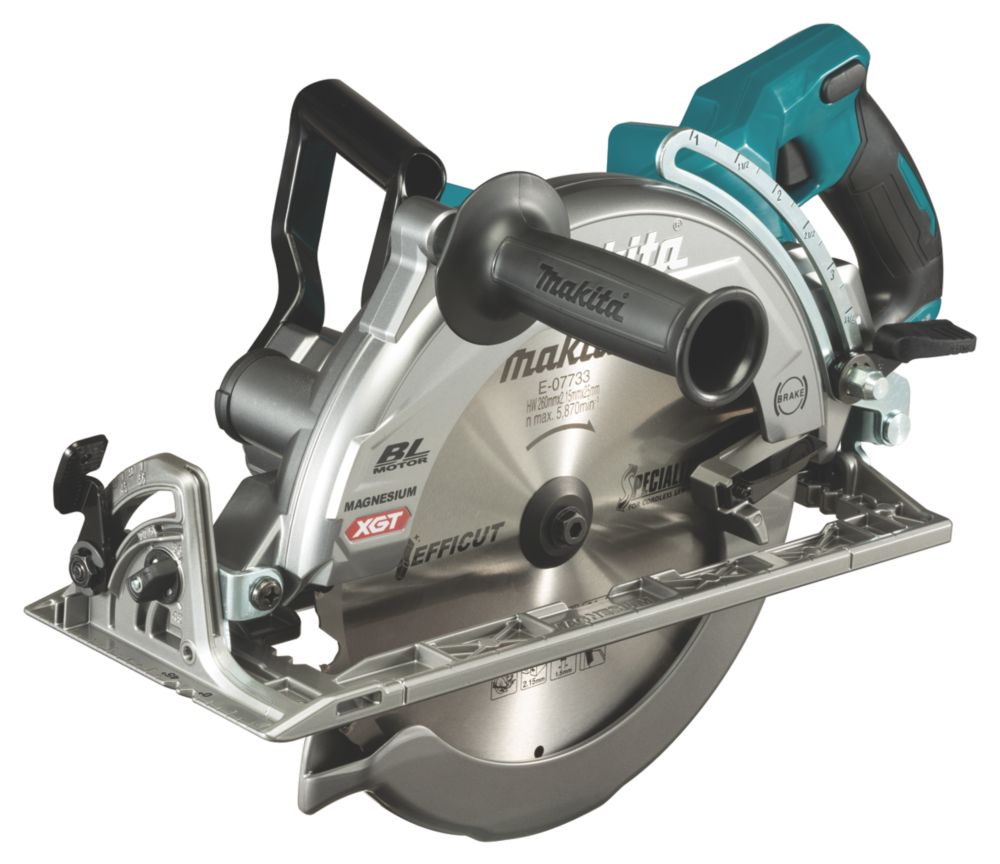 Image of Makita RS002GZ 260mm 40V Li-Ion XGT Brushless Cordless Rear Handled Circular Saw - Bare 