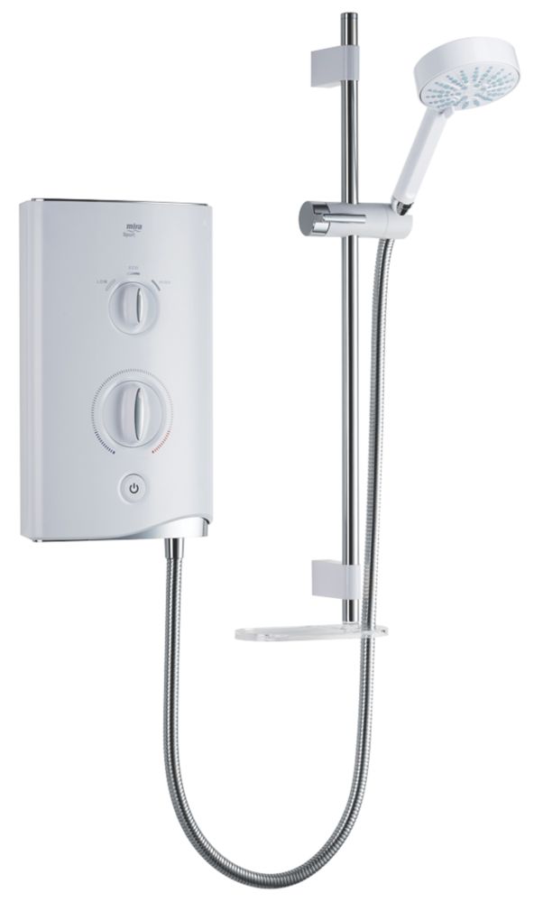 Image of Mira Sport White / Chrome 10.8kW Electric Shower 